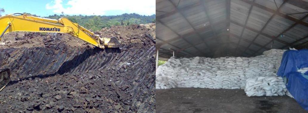 				Buton asphalt mining areas in Lawele & FG warehouse in Lawele
				